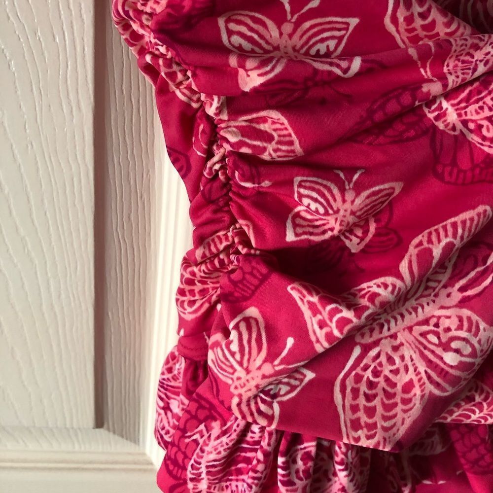 Lands End Girls Ruffled One Pc 16 - Picture 2 of 6